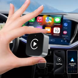 2 in 1 Wireless CarPlay Android Auto Adapter Carplay AI Box Convert Wired To Wireless Auto Connect Plug & Play for Factory Wired