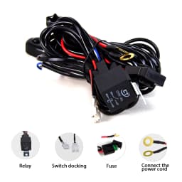 20 inch 126w LED Light Bar License Plate Mount Bracket Bull Bar IP67 Combo Beam Car SUV Offroad Truck 4x4 12V 24V