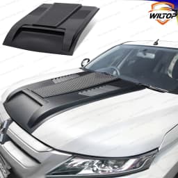 Bonnet Hood Scoop Cover For Mitsubishi L200 Triton MR 2019-2023 Matte Black PickUp Truck Car Accessories Front Engine Hood Trims