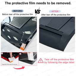 Bonnet Hood Scoop Cover For Mitsubishi L200 Triton MR 2019-2023 Matte Black PickUp Truck Car Accessories Front Engine Hood Trims