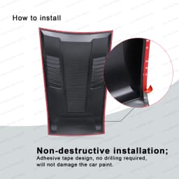 Bonnet Hood Scoop Cover For Mitsubishi L200 Triton MR 2019-2023 Matte Black PickUp Truck Car Accessories Front Engine Hood Trims