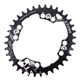 Stone Chainrings / Compatible with Mtb 104Bcd Monoplatos Potentiometer | 32t | 34t | 36t | Round Plate | Oval Plate | Stone | Sigeyi | Accessories | Material Aluminum | Hardness: 150Hb | Cycling | Teeth | Cnc |