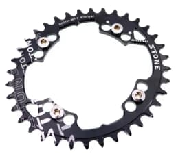 Stone Plates / Compatible for Mtb Potentiometer 104Bcd Monoplatos | 32t | 34t | 36t | Round Plate | Oval Plate | Stone | Sigeyi | Accessories | Aluminum Material | Hardness: 150Hb | Cycling | Teeth | Cnc |