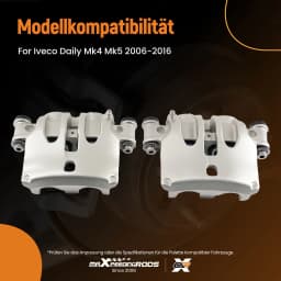 Front Left Right Brake Caliper for Iveco Daily Mk4 Mk5 2006-2016 504120471 48mm