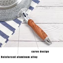 Durable Stone Frying Wok Pan Non-stick Ceramic Pot Induction Fryer Steak Cooking Gas Stove Skillet Cookware Tool for Kitchen Set