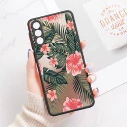 Palm tree Leaves Phone Case For Samsung A54 5G Cases Samsng A 54 A55 A35 A34 A53 A52S A33 A32 A50 A51 A23 A22 A14 A13 A05S Cover