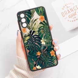 Palm tree Leaves Phone Case For Samsung A54 5G Cases Samsng A 54 A55 A35 A34 A53 A52S A33 A32 A50 A51 A23 A22 A14 A13 A05S Cover