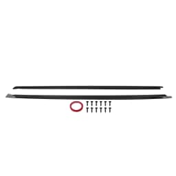 Side Skirt Extension Lip for BMW F15 X5 F85 X5M F16 X6 F86 X6M 15-19 ABS Plastic