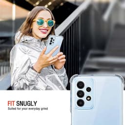 Shockproof Clear Case For Samsung Galaxy S25 Ultra S24 S23 FE S22 A56 5G A36 A26 A16 A55 A54 A35 A25 A15 A34 A33 A53 A13 Cover