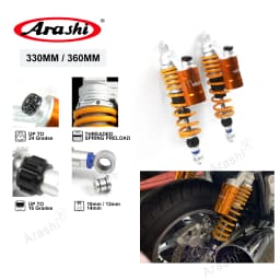 Arashi Rear Shock Absorber Nitrogen Air Shock Suspension For HONDA For YAMAHA For SUZUKI 425mm / 365 / 360 / 330 / 315 / 305mm