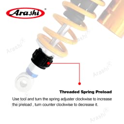 Arashi Rear Shock Absorber Nitrogen Air Shock Suspension For HONDA For YAMAHA For SUZUKI 425mm / 365 / 360 / 330 / 315 / 305mm