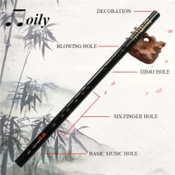 Dizi Wei Wuxian Cosplay Accessory Bamboo Grandmaster of Demonic Flute Transverse Fife Mo Dao Zu Shi Musical Instruments