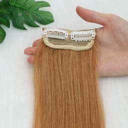 Invisible Clip in Hair Pieces for Women Instant Volume & Length with Mini Seamless Clips Natural Looking Undetectable Hair Pads