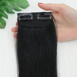 Invisible Clip in Hair Pieces for Women Instant Volume & Length with Mini Seamless Clips Natural Looking Undetectable Hair Pads