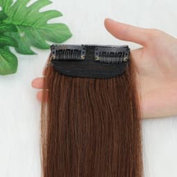 Invisible Clip in Hair Pieces for Women Instant Volume & Length with Mini Seamless Clips Natural Looking Undetectable Hair Pads