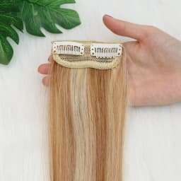 Invisible Clip in Hair Pieces for Women Instant Volume & Length with Mini Seamless Clips Natural Looking Undetectable Hair Pads