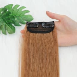 Invisible Clip in Hair Pieces for Women Instant Volume & Length with Mini Seamless Clips Natural Looking Undetectable Hair Pads