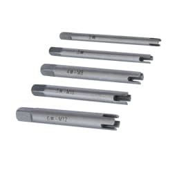5Pcs 3/4 Claws M5-M12 Steel Broken Tap Extractor Removal Tool Assortment Kit Quality Drill Bit Easy Wire Screw Remover Tools