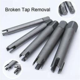 5Pcs 3/4 Claws M5-M12 Steel Broken Tap Extractor Removal Tool Assortment Kit Quality Drill Bit Easy Wire Screw Remover Tools