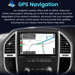 10in2+32G Car Stereo Radio for Mercedes-Benz Vito 3 W447 2014-2020 Android15 with CarPlay Android Auto GPS FM/RDS Bluetooth Wifi