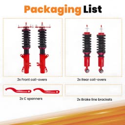 Performance Coilovers for Mini R50 R53 Cooper 2001-2006 Cooper S One Works