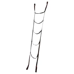 Indoor Outdoor Polyester Climbing Rope Ladder with Five Steps Hanging Strap for Hunting Ladder Attic Foldable Support