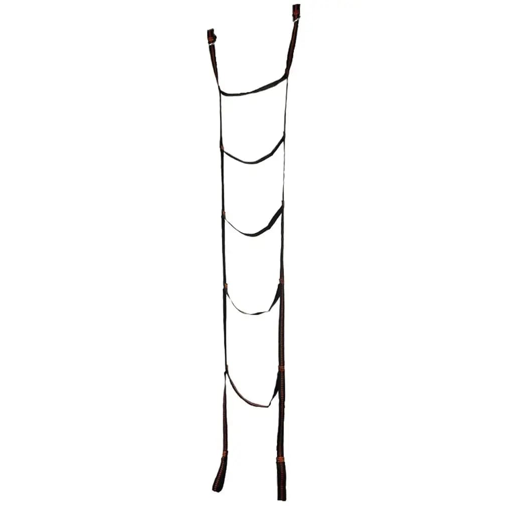 Indoor Outdoor Polyester Climbing Rope Ladder with Five Steps Hanging Strap for Hunting Ladder Attic Foldable Support