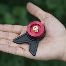 Card Type Gas Tank Adapter with Fixed Anti Roll Bracket Camping Furnace Converter Multifunctional Camping Accessories