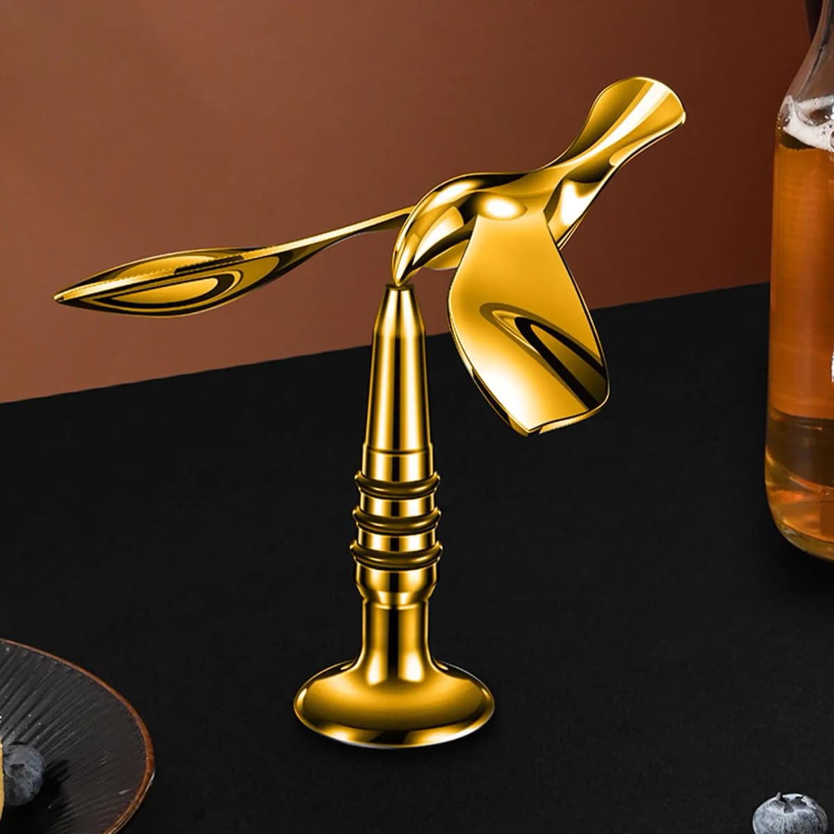 Creative Balanced Bird Beer Bottle Opener, Manual Bottle Lid Opener for Home, Bar & Party Use