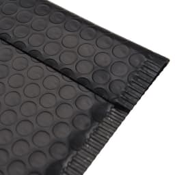 50Pcs Black Bubble Mailers, Waterproof Self-Seal Foam Shipping Bags for Packaging