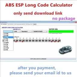 Best sales for VW ABS ESP long code calculator helper MK60EC1 ABS ESP long code calculator software + unlimited installation