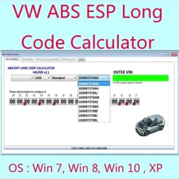Best sales for VW ABS ESP long code calculator helper MK60EC1 ABS ESP long code calculator software + unlimited installation