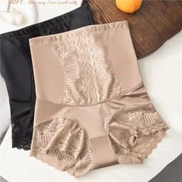 Women's High Waist Lace Tummy Control Shorts, Slimming Hip Lifting Shapewear Underwear