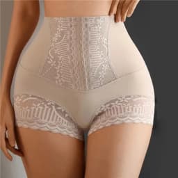 Women's High Waist Lace Tummy Control Shorts, Slimming Hip Lifting Shapewear Underwear