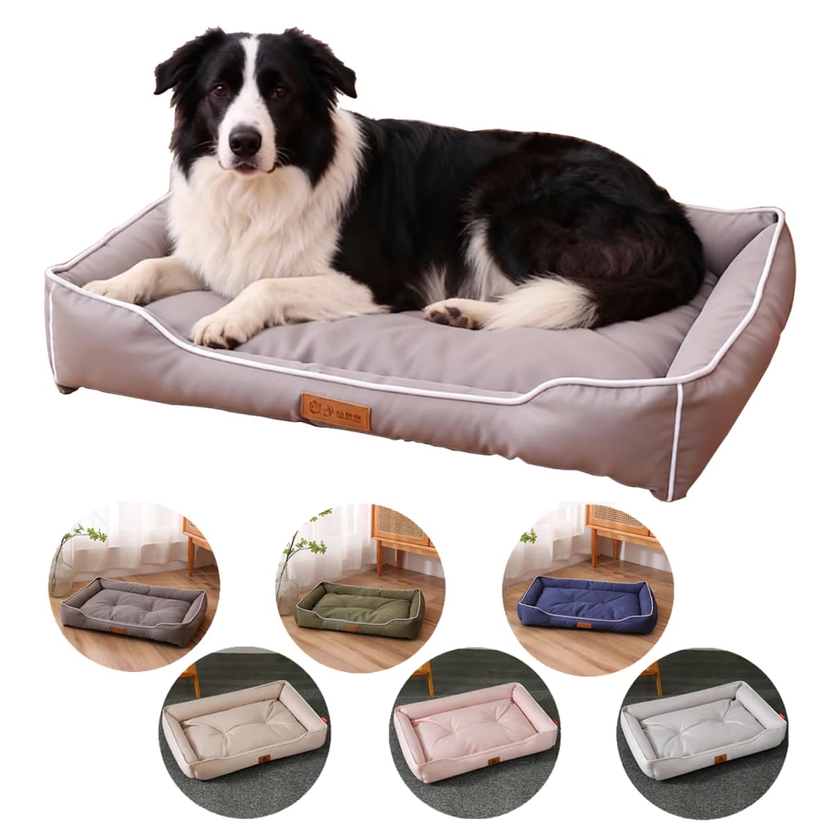 Waterproof Soft Thickened Dog Bed Mat, Bite-Resistant Sofa Cushion for Large & Small Dogs, Cat Bed Kennel Accessory