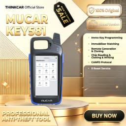 MUCAR KEY581 Key Creation IMMO Learning Chip Key Fob Programmer Immobilizer Tool Universal Key Generator Kit Read Write Cloning