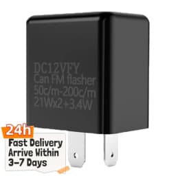 DV 12V LED Flasher Adjustable Turn Signal Indicator High Power Fix Motorcycle Flasher Multiple Protection LED Turn Indicator