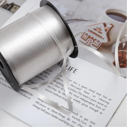 220m/Roll Double-Sided Laser Balloon Ribbon, Party Decoration Ribbon for Birthday Wedding DIY Balloon Chain Accessories