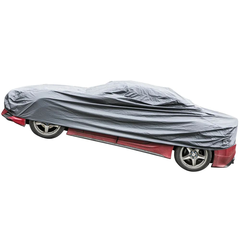 Car Body Cover Rain Sun Snow- Dust- Waterproof 2 Layer Heavy Duty - Size Small