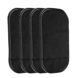 4pcs Car Dashboard Sticky Pad Removable Mobile Phone Sunglasses Sundries Holder Reusable Auto Accessories