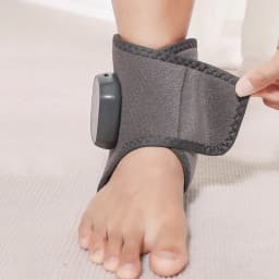 Electric Ankle Massager with Heat & Vibration 4 Heating Levels 3 Modes Infrared Hot Compress Brace