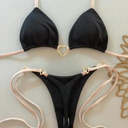 2026 Solid Color White Bikini Women Suit Low Waist Lace-up Swimsuit Two-piece Set swimwear women bathing suit купальник