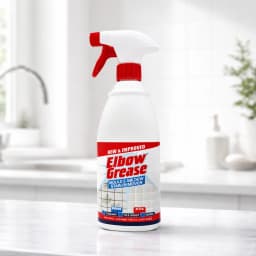 Elbow Grease Mould & Mildew Stain Remover 700ml Spray Action Bleach Formula for Bathroom & Outdoors