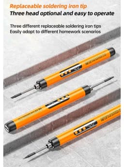 USB Wireless Digital Electric Soldering Iron Kit Cordless Adjustable Temperature 300-450℃ Smart Welding Solder Tool