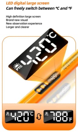 USB Wireless Digital Electric Soldering Iron Kit Cordless Adjustable Temperature 300-450℃ Smart Welding Solder Tool