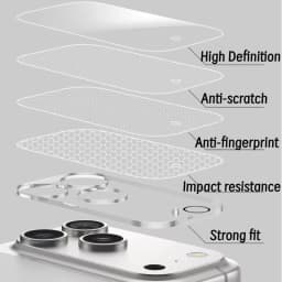 Camera Lens Protector For iPhone 17 17Air 17 Pro Max Scratch-proof Waterproof Full Cover Anti-Fingerprint Screen Protector Cover
