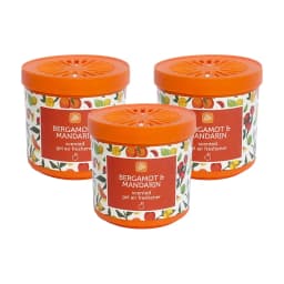Pan Aroma Solid Scented Gel Air Freshener Bergamot & Mandarin 190g Citrus Fragrance