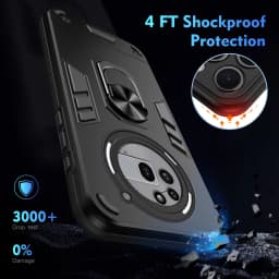 LVIMP For NOTHING Phone 3A PRO Fusion Magnetic Ring Stand Funda For NOTHING Phone 3APro 2A 2024 3 A Pro Armor Case Cover