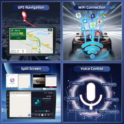 9in 2Din Android15 Car Stereo Radio GPS Navigation for Horton Colorado RG 2012-2016 4+64G with Carplay Android Auto WiFi Bluetoo