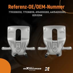 Pair Front Brake Caliper for Mercedes Citan Renault Kangoo Captur 4154200283